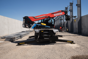 Découvrez les télescopiques rotatifs Manitou électriques! 