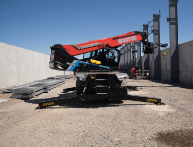 Découvrez les télescopiques rotatifs Manitou électriques! 